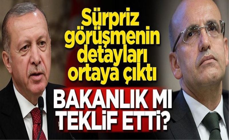 Sürpriz görüşmenin detayları ortaya çıktı! Bakanlık mı teklif etti?