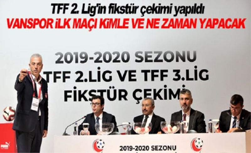 TFF 2. Lig'in fikstür çekimi yapıldı