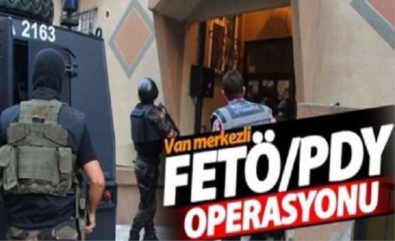 Van merkezli FETÖ operasyonu: 8 gözaltı