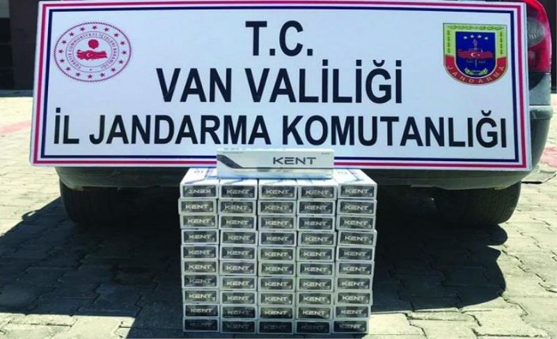 Van’da 520 paket kaçak sigara ele geçirildi