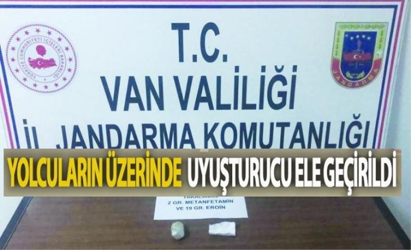 Yolcu üzerinde uyuşturucu ele geçirildi