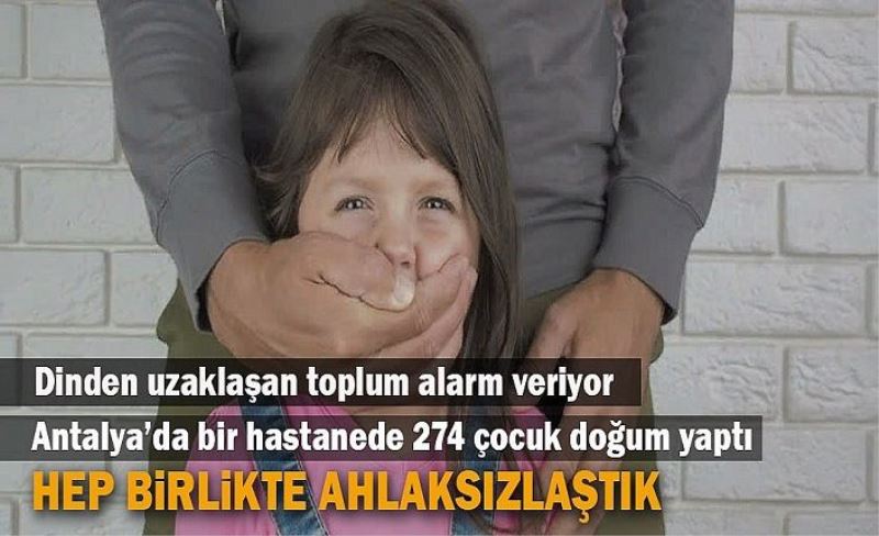 Antalya'da doğum yapan 274 çocuk yargıya taşınıyor