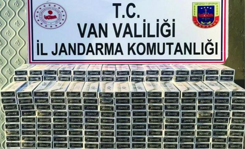 Çaldıran'da 4 bin 800 paket kaçak sigara ele geçirildi