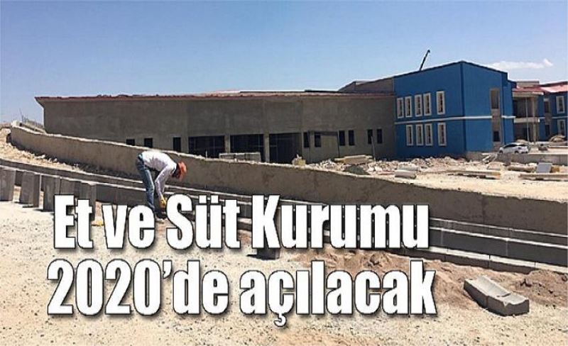 Et ve Süt Kurumu 2020’de açılacak