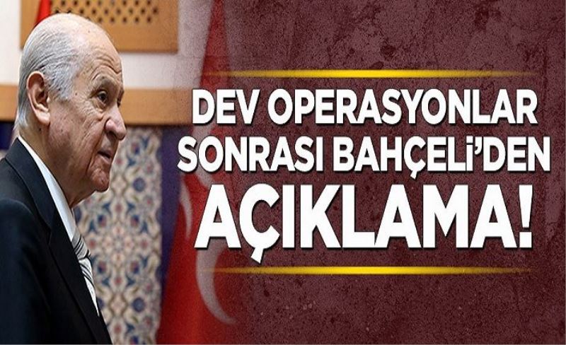 Kayyım sonrası Bahçeli’den açıklama!