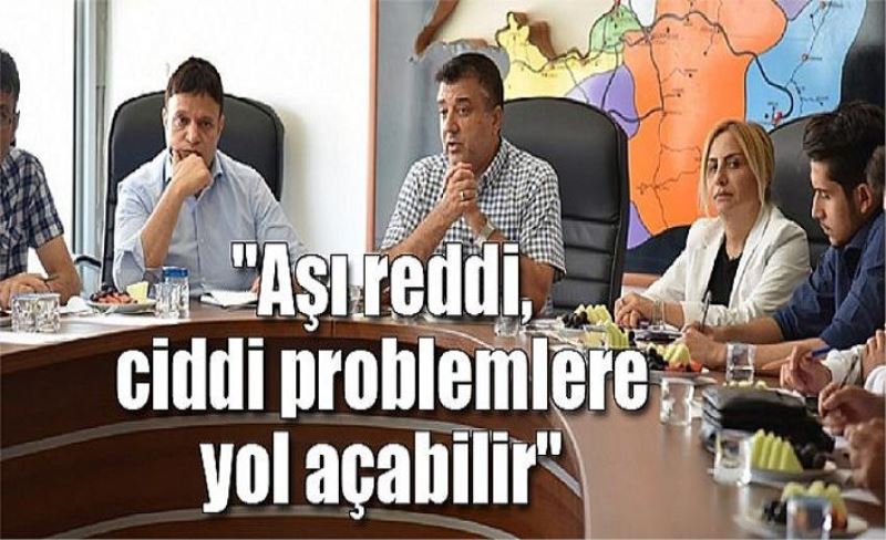 Sağlık Müdürü Doç. Dr. Sünnetçioğlu; "Aşı reddi, ciddi problemlere yol açabilir"