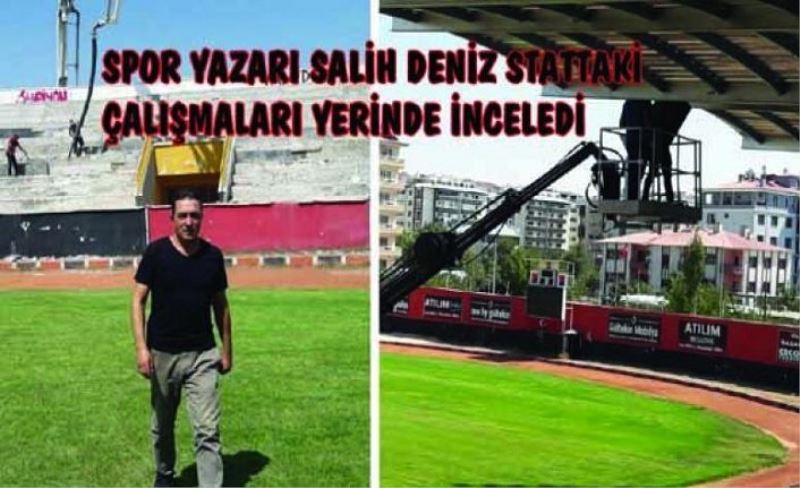 Van Şehir Stadı’nda çalışmalar sürüyor