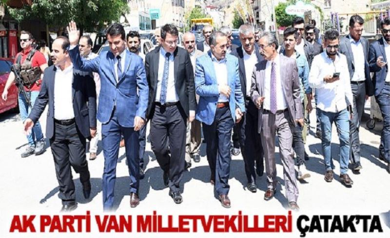 AK Parti Van milletvekilleri Çatak’ta istişare toplantısında buluştu