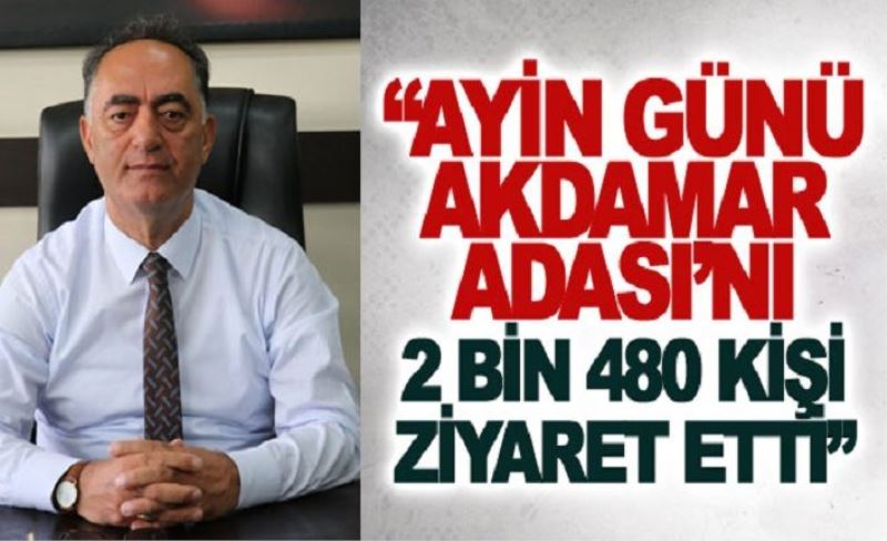 Akdamar'ı ayinde 2 bin 480 kişi ziyaret etti