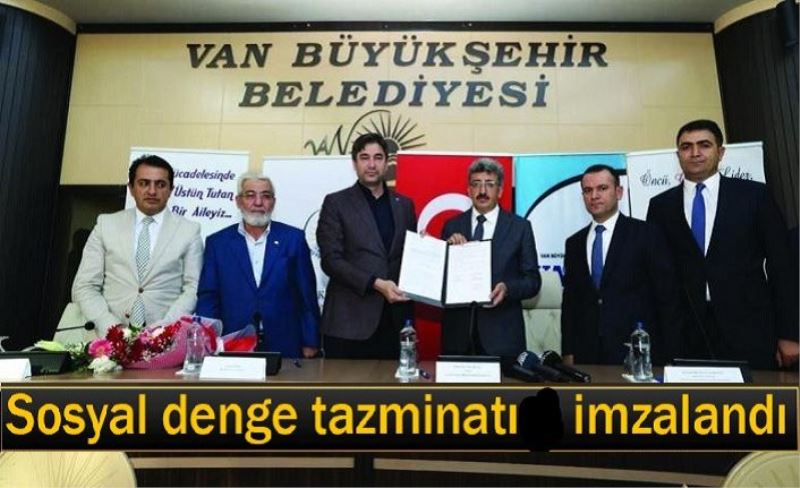 Büyükşehir’de sosyal denge tazminatı imzalandı