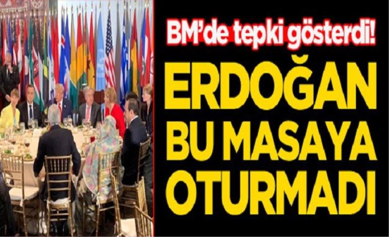 Erdoğan'dan BM'de Sisi tepkisi! Aynı masaya oturmadı