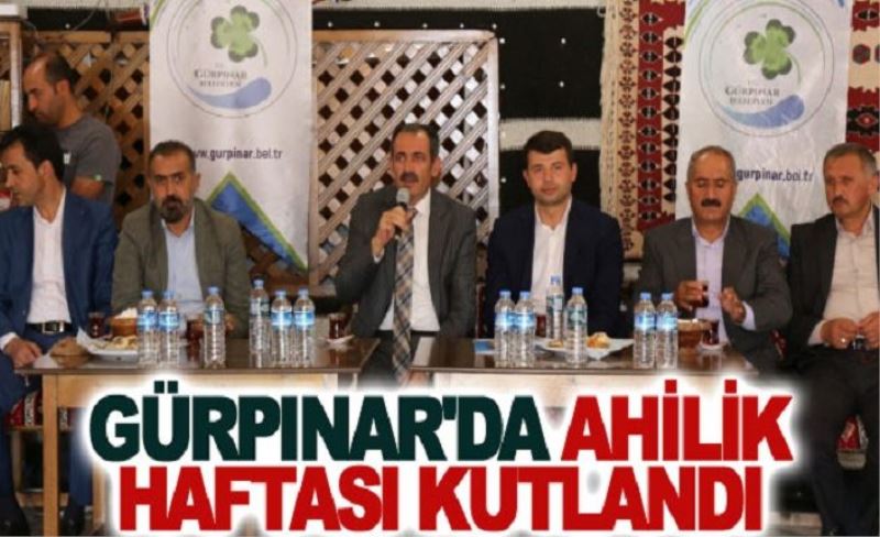 Gürpınar'da Ahilik Haftası Kutlandı