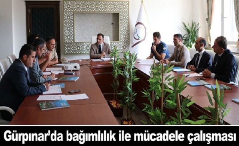 Gürpınar'da bağımlılıkla mücadele toplantısı...