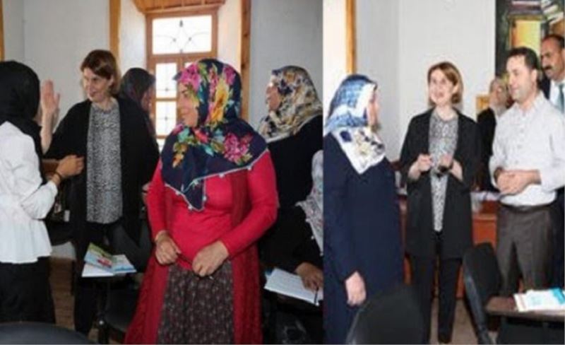 Milli Eğitim Bakanı'nın eşi Rana Selçuk, Van'da ‘O’ kursa hayran kaldı