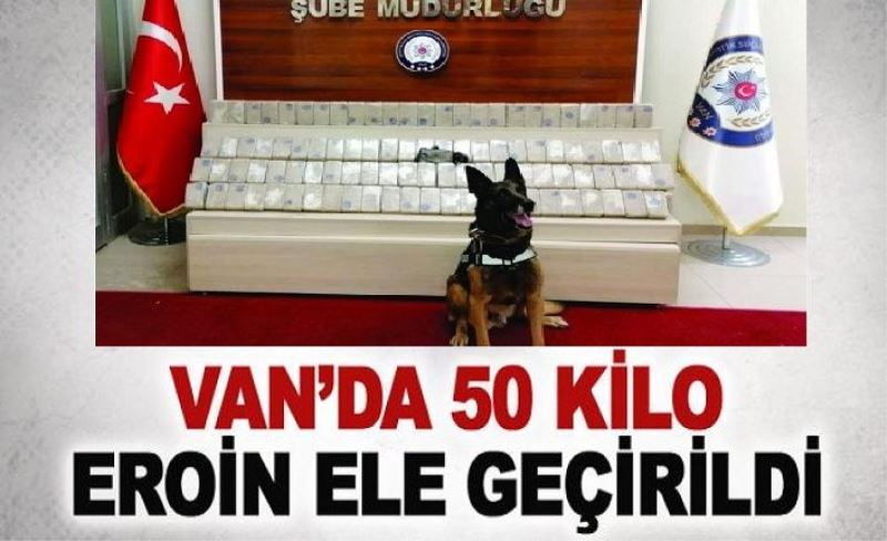 Minibüste zulalanmış 50 kilo eroin ele geçirildi