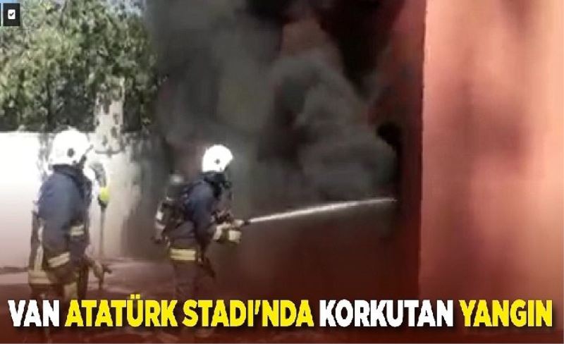 Şehir stadı kazan dairesinde yangın...