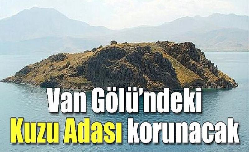 Van Gölü’ndeki Kuzu Adası korunacak