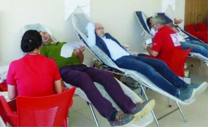 VEDAŞ çalışanlarından kan bağışı…