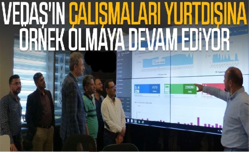 VEDAŞ'ın çalışmaları yurtdışına örnek olmaya devam ediyor