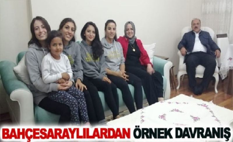 Bahçesaraylılardan örnek davranış