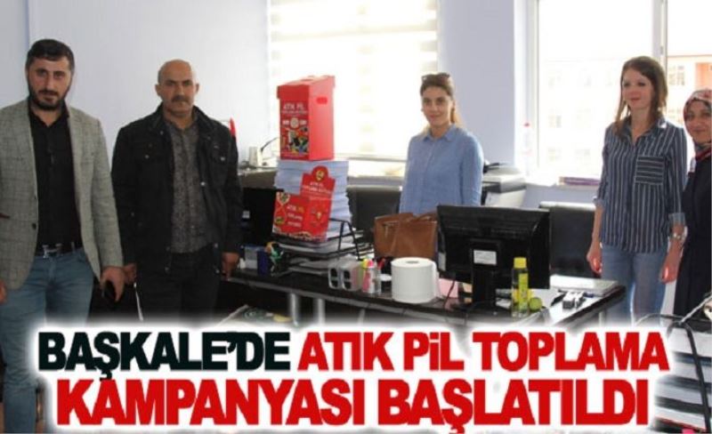 Başkale’de pil toplama kampanyası…