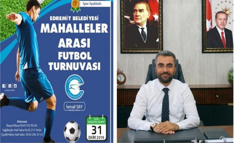 Edremit’te mahalleler arası futbol turnuvası…