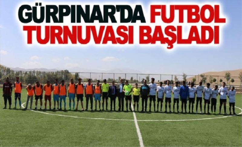 Gürpınar'da Futbol Turnuvası Başladı