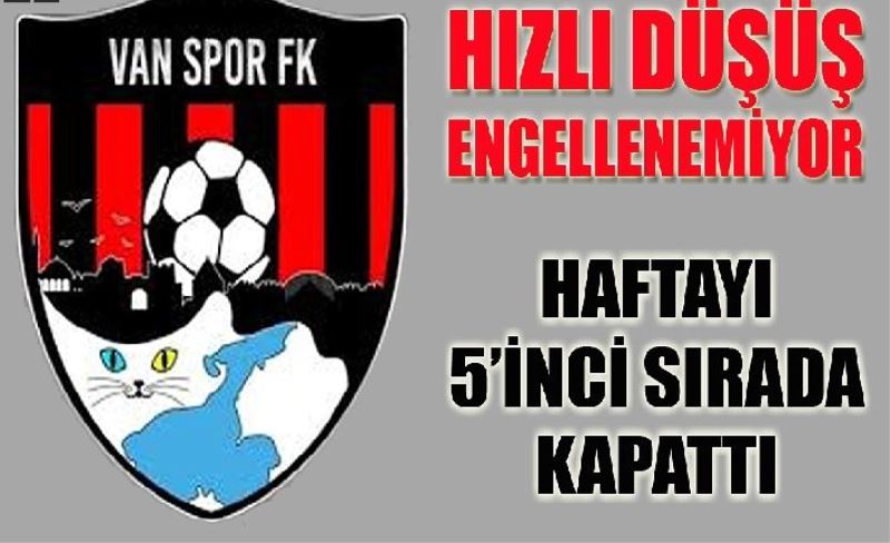 Kırmızı Grup’ta mücadele eden Vanspor 5’nc sıraya düştü