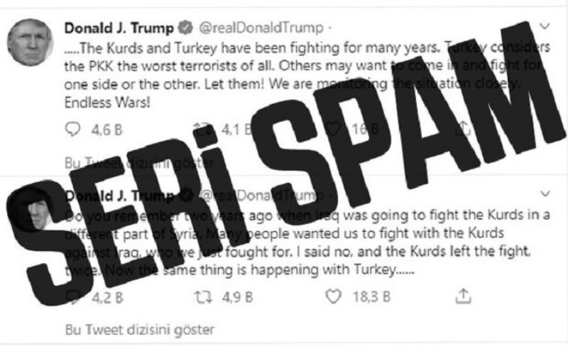 Trump'tan bırakın savaşsınlar açıklaması