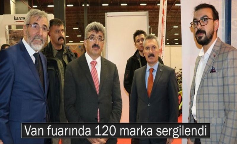 Van fuarında 120 marka sergilendi