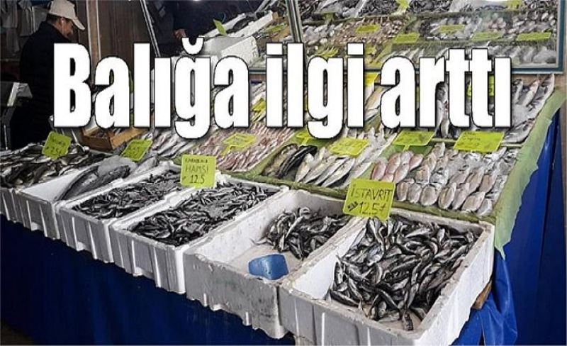 Balığa ilgi arttı