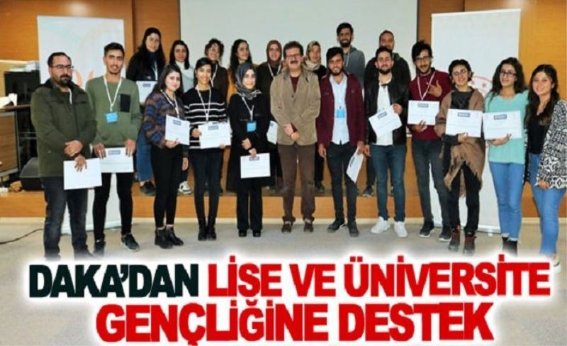 DAKA’dan lise ve üniversite gençliğine destek