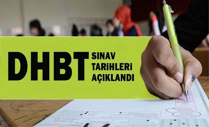 DHBT sınav tarihi ÖSYM'ce açıklandı