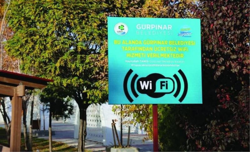 Gürpınar’da 2 bin kişi Wifi hizmetinden faydalandı