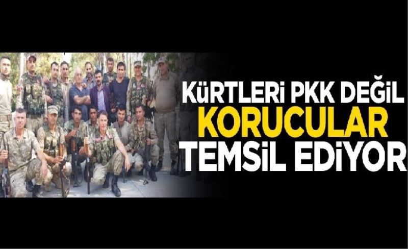 Kürtleri PKK değil korucular temsil ediyor