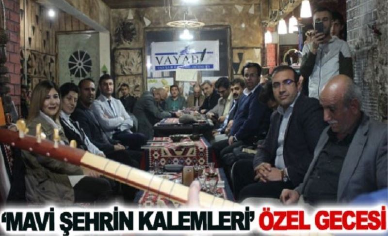 ‘Mavi Şehrin Kalemleri’ özel gecesi