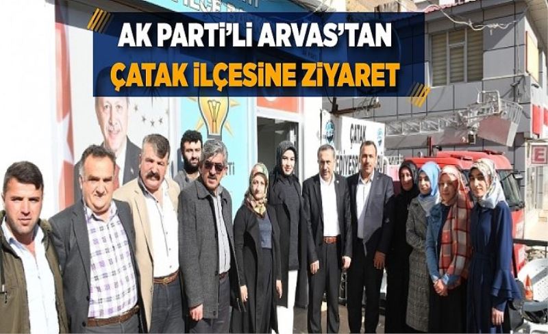 Milletvekili Arvas, Çatak'ta bir dizi ziyaretlerde bulundu