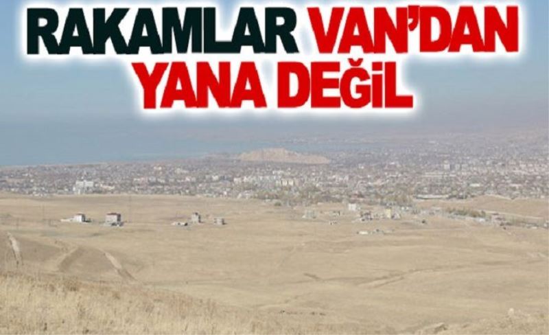 Rakamlar Van’dan yana değil