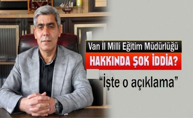 Van İl Milli Eğitim Müdürlüğü İhalelerde Adam mı Kayırıyor?