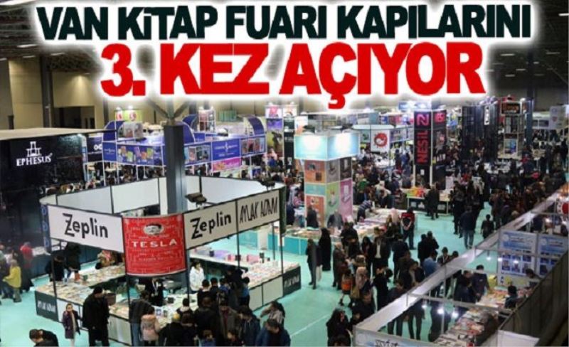 Van kitap fuarı kapılarını 3. kez açıyor