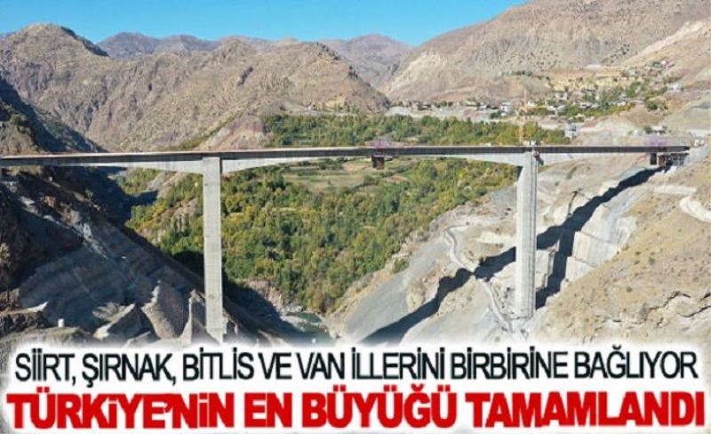 Van ,Siirt, Şırnak ve Bitlis illerini birbirine bağlıyor