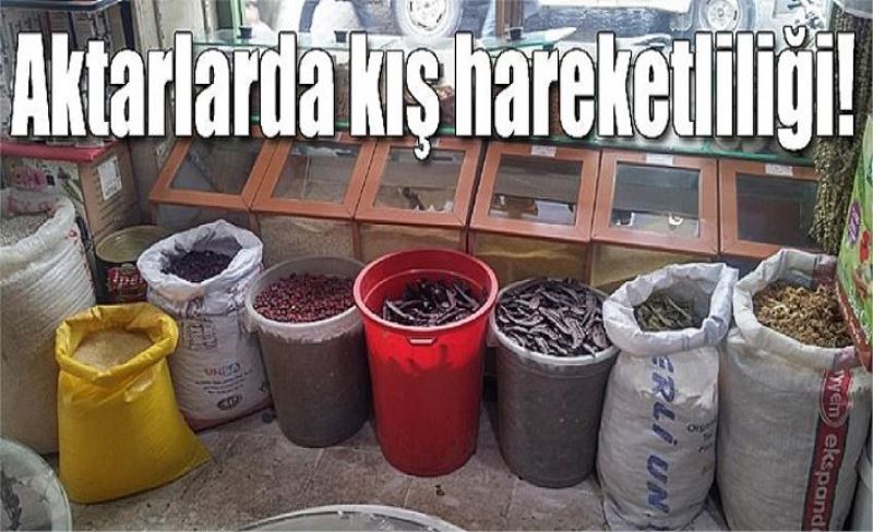 Aktarlarda kış hareketliliği!