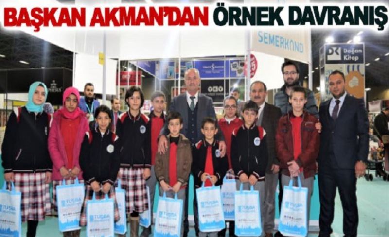 Başkan Akman’dan örnek davranış