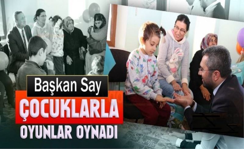 Başkan Say’dan, rehabilitasyon merkezine ziyaret