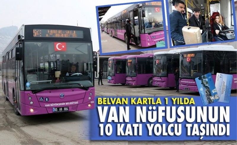 Belvankart ile 10 milyonu aşkın yolcu taşındı