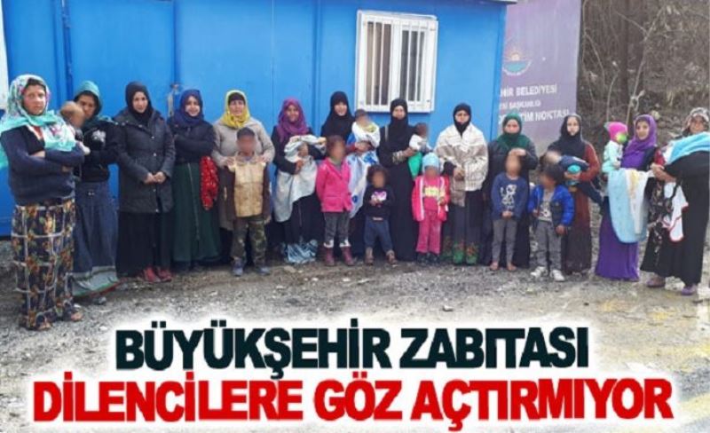 Büyükşehir zabıtası dilencilere göz açtırmıyor