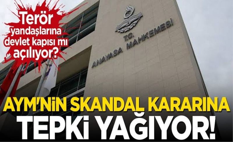 CHP istedi AYM iptal etti! Skandal karara tepki yağıyor