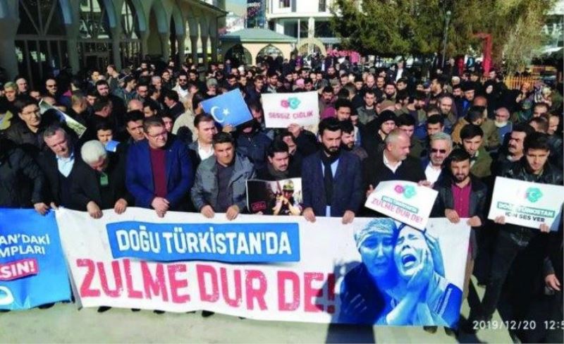 Çin’in Doğu Türkistan’daki zulmü Van’da kınandı