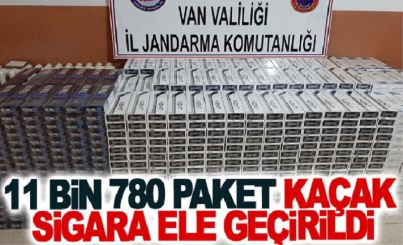 Muradiye 11 bin 780 paket kaçak sigara ele geçirildi