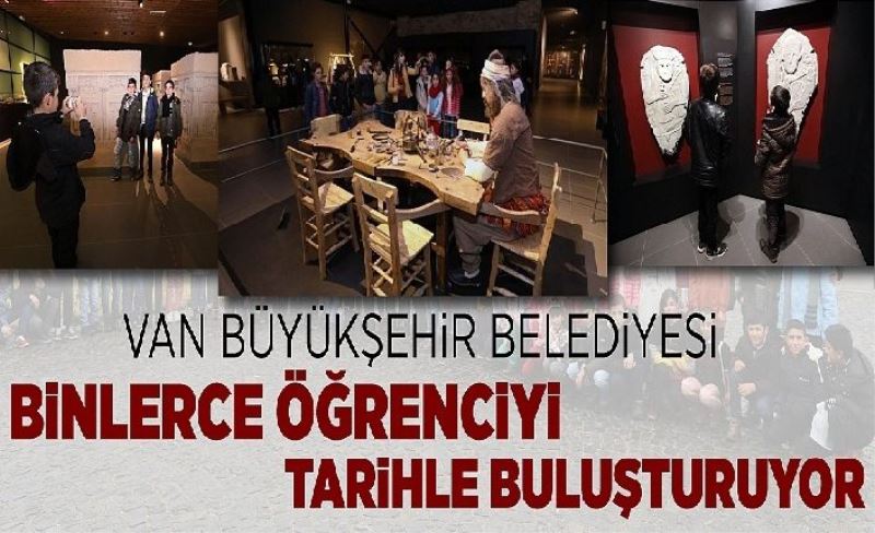 Özalplı öğrenciler Büyükşehir Belediyesi'nin katkılarıyla Van'ı gezdi